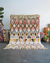 Abstract Boujaad Rug 3 X 5 Ft | 90 X 150 Cm