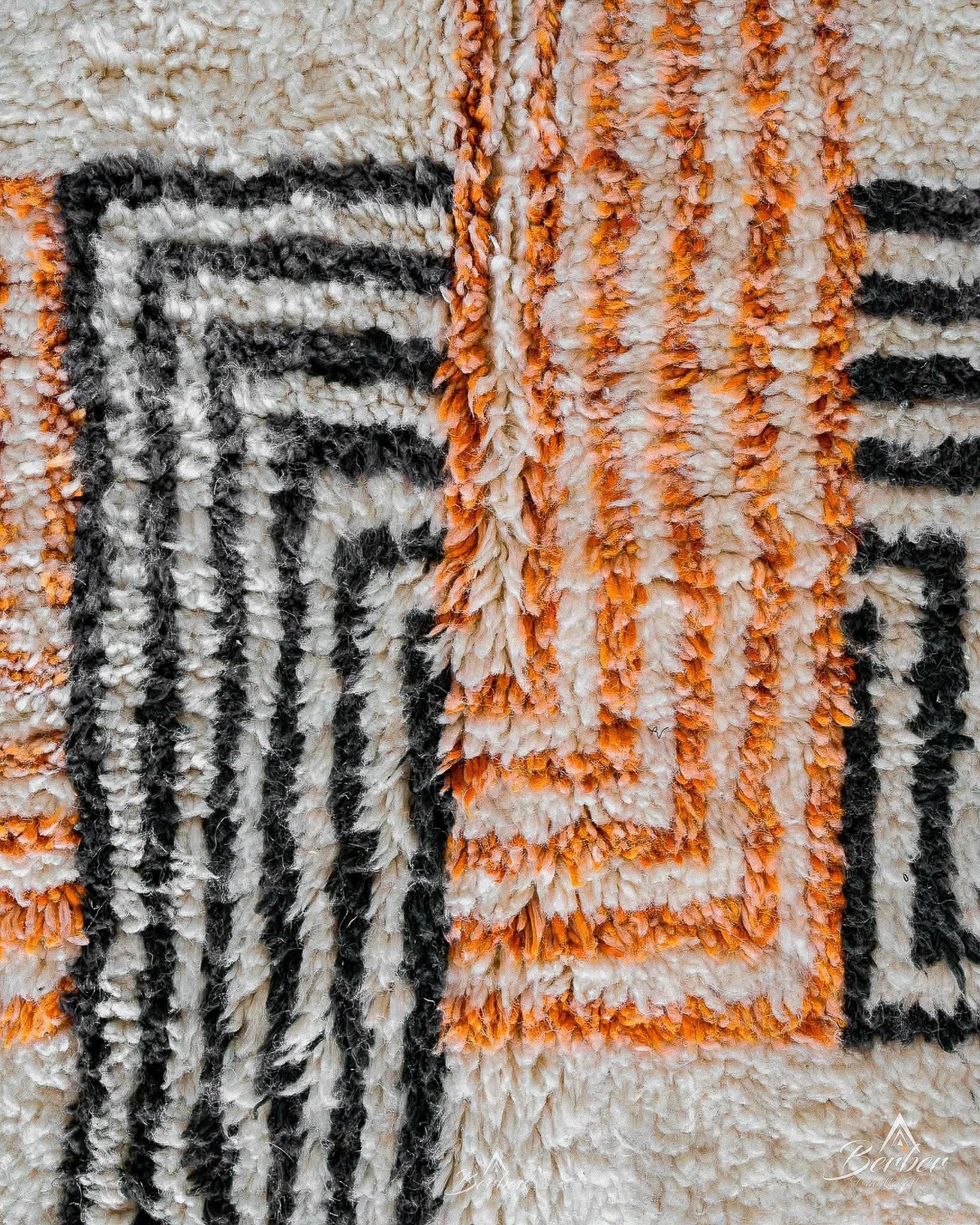 Authentic Boho Rug 3 X 5 Ft | 90 X 150 Cm / With Tassels / Short (0.4” / 1 cm)