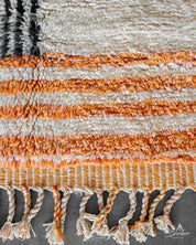 Authentic Boho Rug 3 X 5 Ft | 90 X 150 Cm / With Tassels / Short (0.4” / 1 cm)