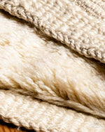 Beni Ourain Rug Runner 2 X 6 Ft | 60 X 180 Cm / With Tassels / Short (0.4” / 1 cm)