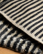 Beni Ourain Moroccan Rug 3 X 5 Ft | 90 X 150 Cm / With Tassels / Short (0.4” / 1 cm)