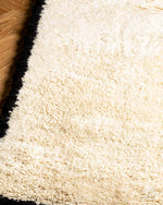 Off White Berber Runner Rug 2 X 6 Ft | 60 X 180 Cm / With Tassels / Short (0.4” / 1 cm)