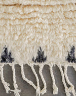 Diamond Beni Ourain Runner 2 X 6 Ft | 60 X 180 Cm / With Tassels / Short (0.4” / 1 cm)
