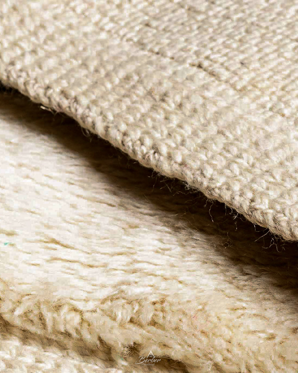 Berber Runner Rug 2 X 6 Ft | 60 X 180 Cm / With Tassels / Short (0.4” / 1 cm)