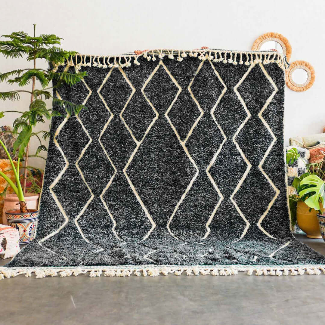 5,4 x 2,0 ft Perfect Check Berber Rug - Boho Decor Bathdroom selling - Moroccan Carpet for Home Decor - Azilal Old Carpet -Kitchen Rug