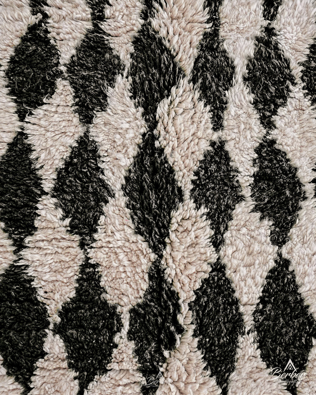 Black And White Checkered Rug 3 X 5 Ft | 90 X 150 Cm / With Tassels / Short (0.4” / 1 cm)