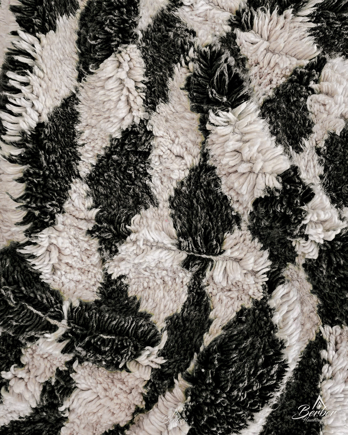 Black And White Checkered Rug 3 X 5 Ft | 90 X 150 Cm / With Tassels / Short (0.4” / 1 cm)