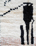 Brown Boho Wool Rug