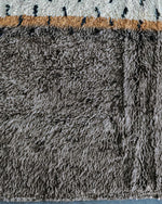 Black and White Polka Dot Rug
