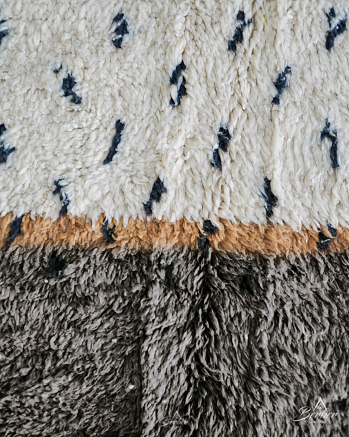 Black and White Polka Dot Rug