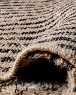 Striped Beni Ourain Rug 3 X 5 Ft | 90 X 150 Cm / With Tassels / Short (0.4” / 1 cm)