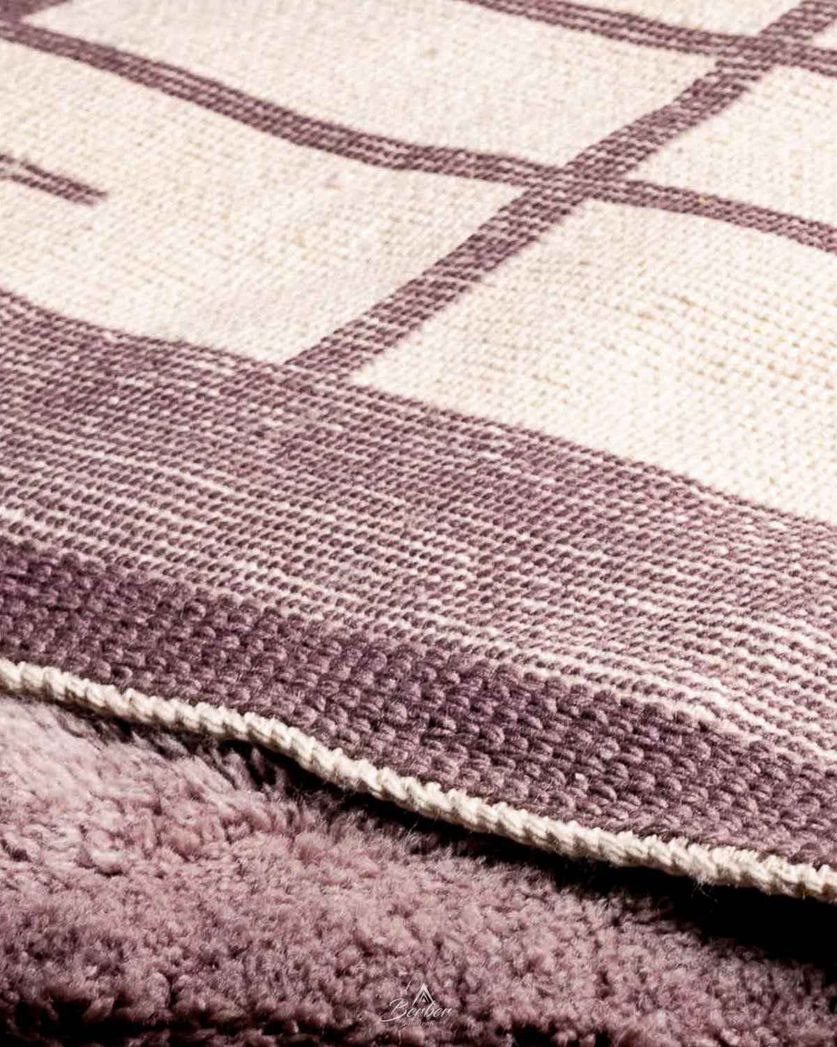 Artistic Boujaad Rug 3 X 5 Ft | 90 X 150 Cm / With Tassels / Short (0.4” / 1 cm)