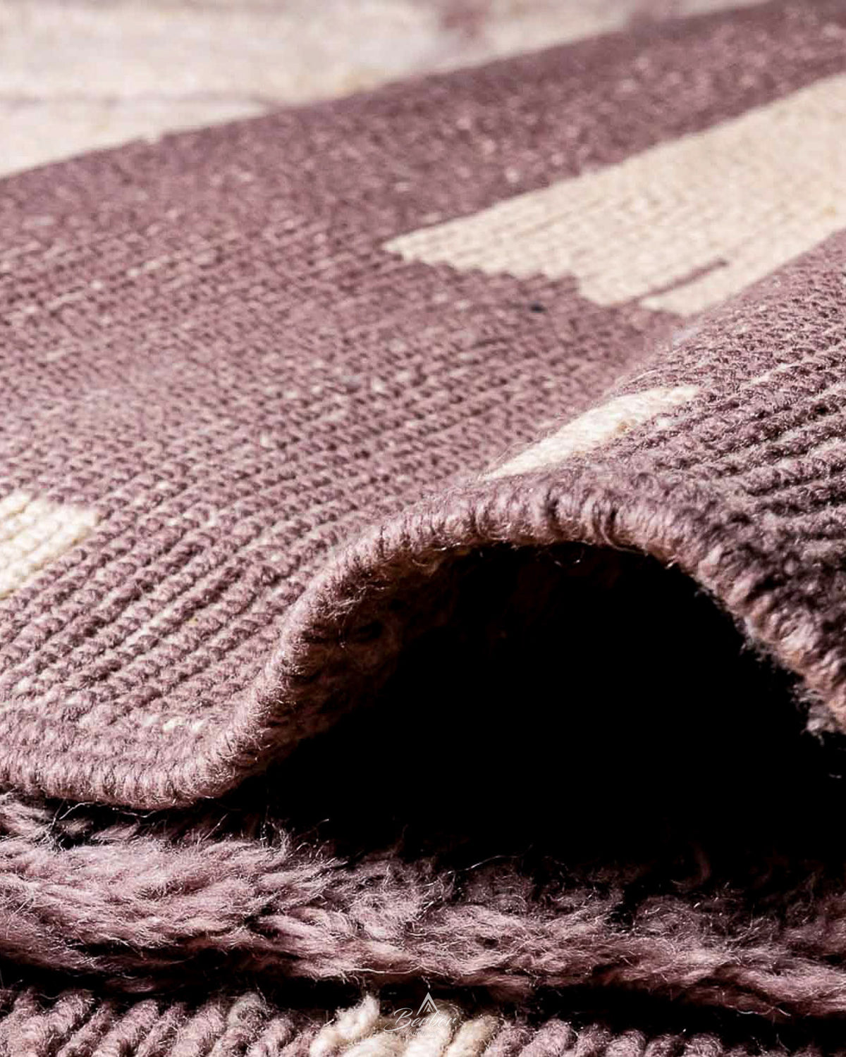 Artistic Boujaad Rug 3 X 5 Ft | 90 X 150 Cm / With Tassels / Short (0.4” / 1 cm)