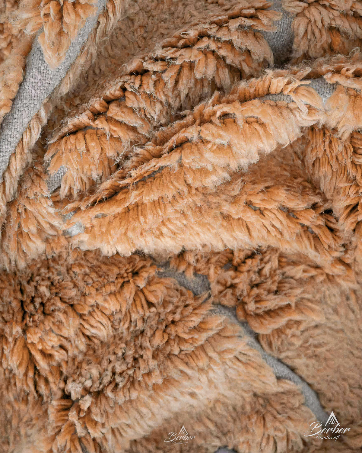Brown Trellis Rug 3 X 5 Ft | 90 X 150 Cm / With Tassels / Short (0.4” / 1 cm)