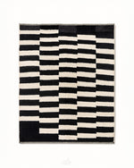 Checkered Rug 3 X 5 Ft | 90 X 150 Cm / With Tassels / Short (0.4” / 1 cm)