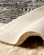Contemporary Moroccan Rug 3 X 5 Ft | 90 X 150 Cm / With Tassels / Short (0.4” / 1 cm)