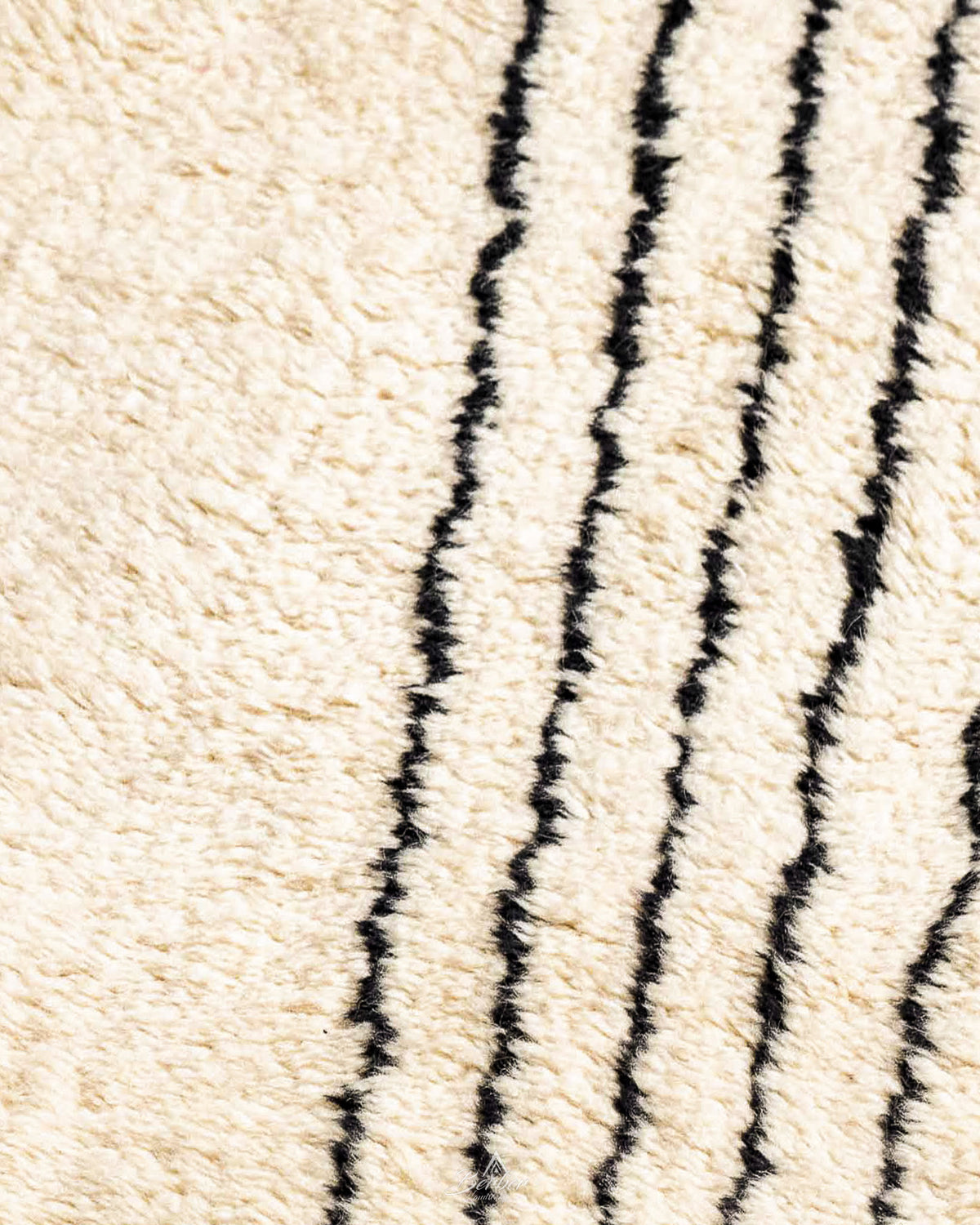 Custom Beni Ourain Rug 3 X 5 Ft | 90 X 150 Cm / With Tassels / Short (0.4” / 1 cm)