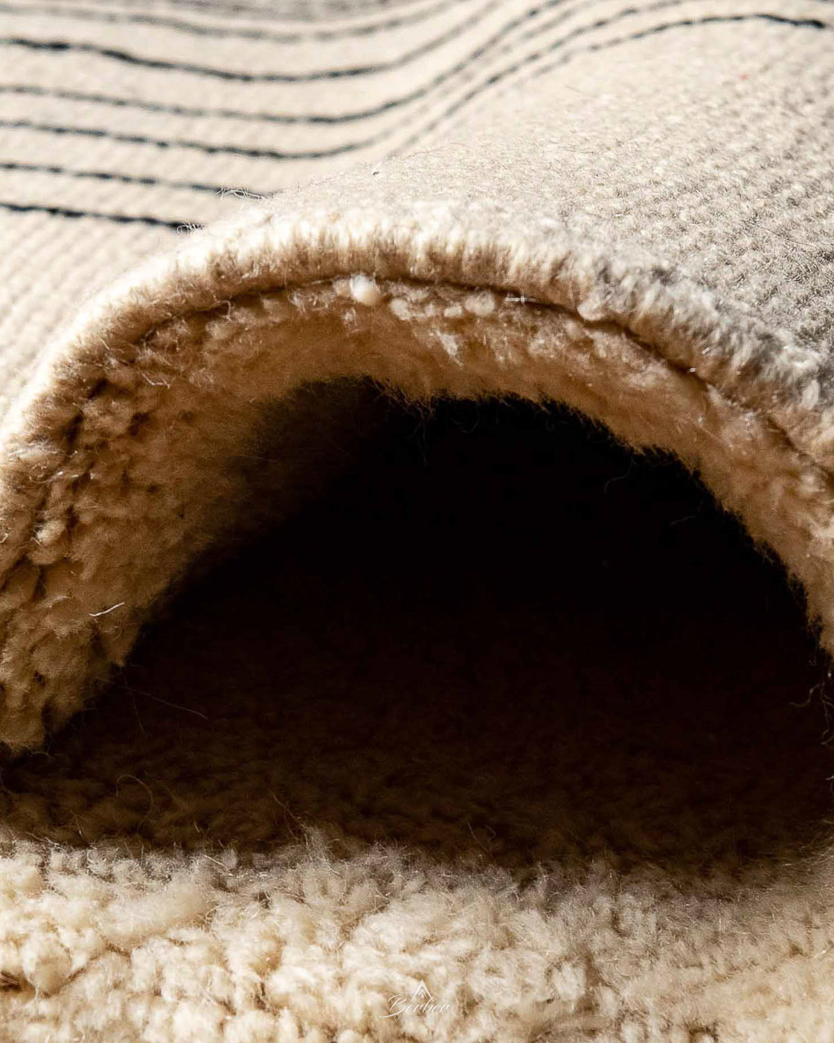 Custom Beni Ourain Rug 3 X 5 Ft | 90 X 150 Cm / With Tassels / Short (0.4” / 1 cm)