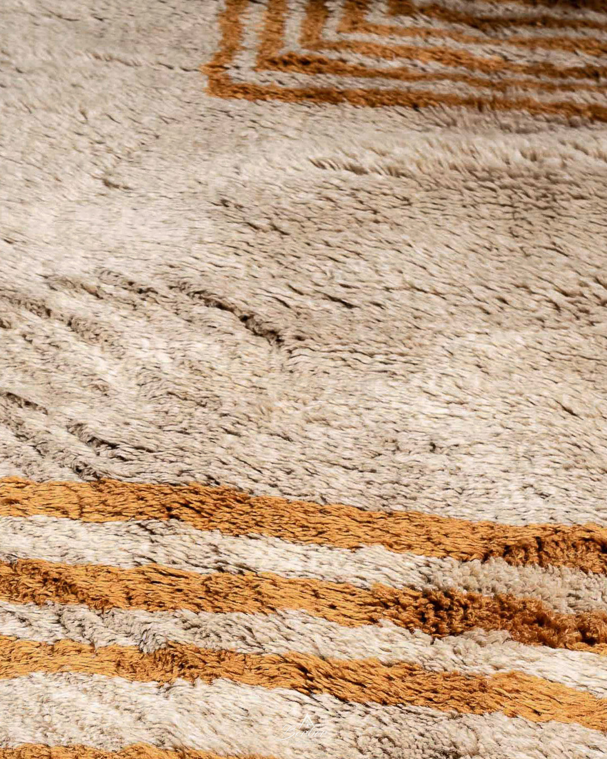 Custom Brown Wool Rug 3 X 5 Ft | 90 X 150 Cm / With Tassels / Short (0.4” / 1 cm)
