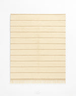 Handwoven Area Rug 3 X 5 Ft | 90 X 150 Cm / With Tassels / Short (0.4” / 1 cm)