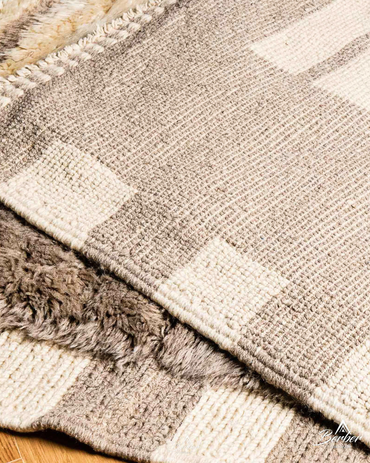 Bohemian Moroccan Rug 3 X 5 Ft | 90 X 150 Cm / With Tassels / Short (0.4” / 1 cm)