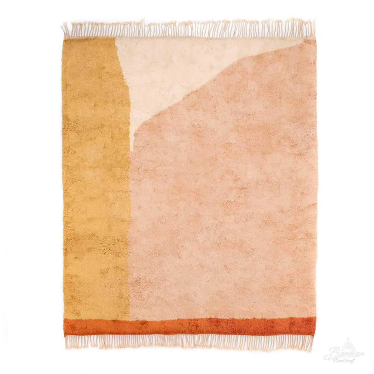 Peach Morrocan Rug - Berber Handicraft