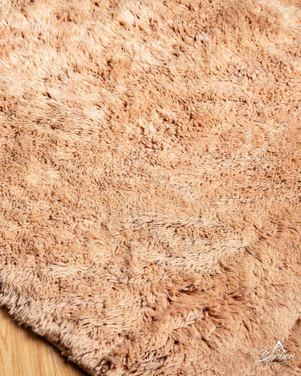 Peach Morrocan Rug 3 X 5 Ft | 90 X 150 Cm / With Tassels / Short (0.4” / 1 cm)
