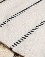 Berber Area Rug 3 X 5 Ft | 90 X 150 Cm / With Tassels / Short (0.4” / 1 cm)