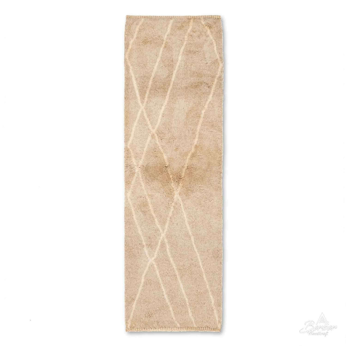 Brown Runner Rug - Berber Handicraft