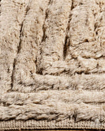 Art Deco Wool Rug 3 X 5 Ft | 90 X 150 Cm / With Tassels / Short (0.4” / 1 cm)