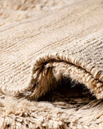 Art Deco Wool Rug 3 X 5 Ft | 90 X 150 Cm / With Tassels / Short (0.4” / 1 cm)