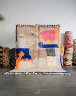Pastel Brown Rug 3 X 5 Ft | 90 X 150 Cm / With Tassels / Short (0.4” / 1 cm)