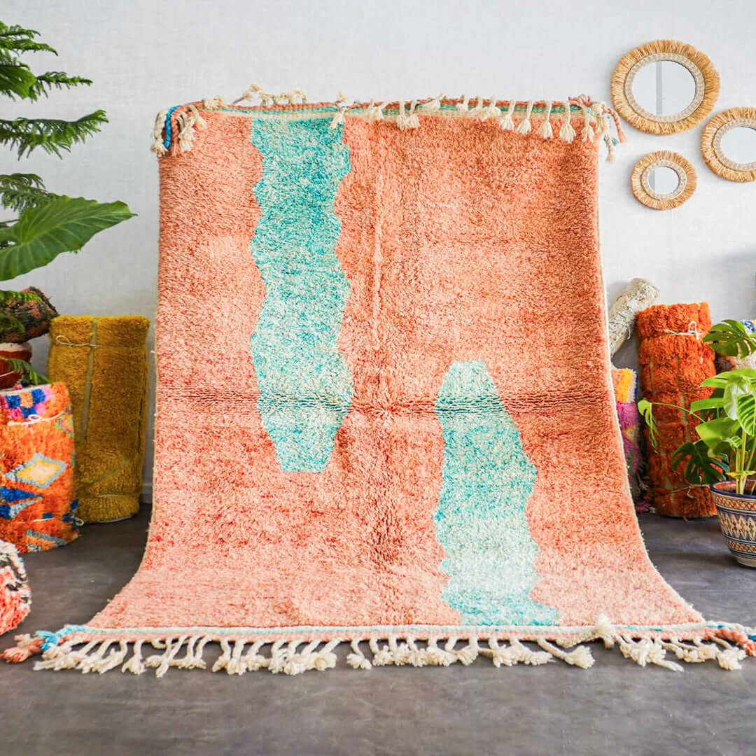 Pink Moroccan rug, Berber carpet, Custom Pink selling rug