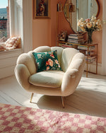 Checkered Pink Berber Rug 3 X 5 Ft | 90 X 150 Cm
