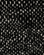 Black Dotted Rug 3 X 5 Ft | 90 X 150 Cm / With Tassels / Short (0.4” / 1 cm)