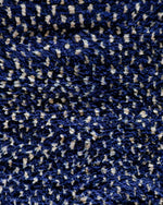 Blue Dotted Berber Rug 3 X 5 Ft | 90 X 150 Cm / With Tassels / Short (0.4” / 1 cm)