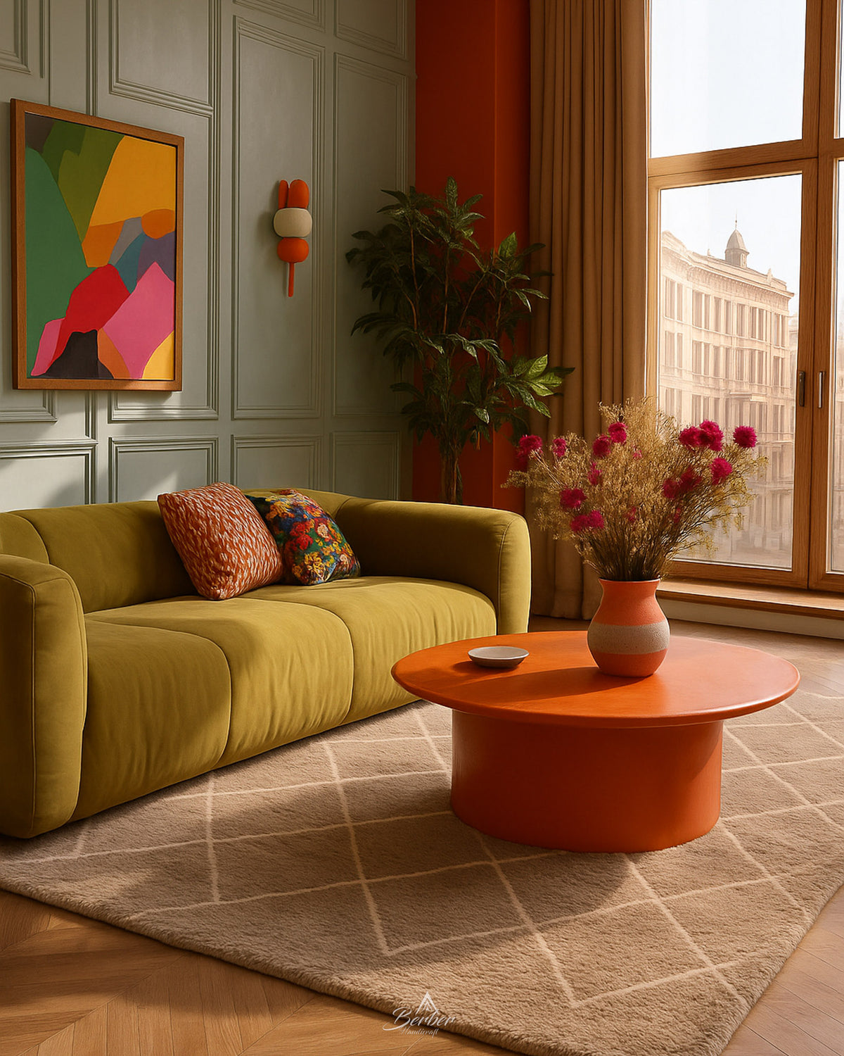 Glow Valley Rug 3 X 5 Ft | 90 X 150 Cm / With Tassels / Short (0.4” / 1 cm)