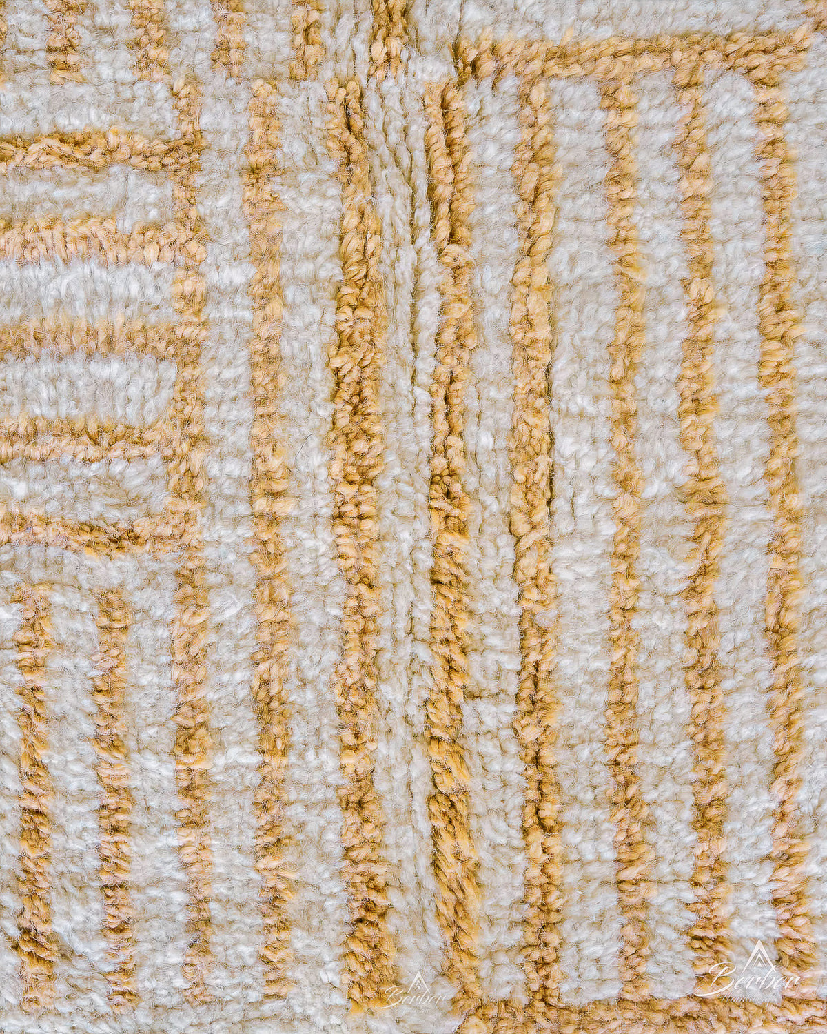 Yellow Boho Rugs 3 X 5 Ft | 90 X 150 Cm / With Tassels / Short (0.4” / 1 cm)