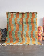 Boujaad Carpet 3 X 5 Ft | 90 X 150 Cm / With Tassels / Short (0.4” / 1 cm)