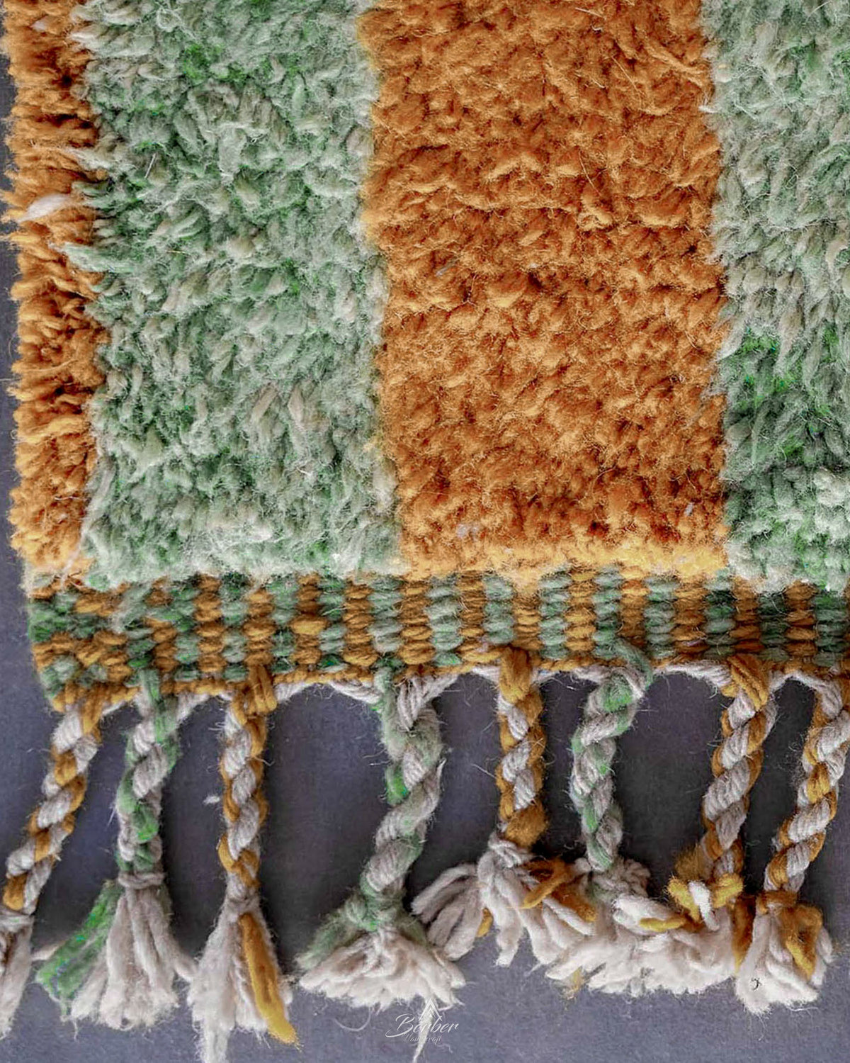 Boujaad Carpet 3 X 5 Ft | 90 X 150 Cm / With Tassels / Short (0.4” / 1 cm)