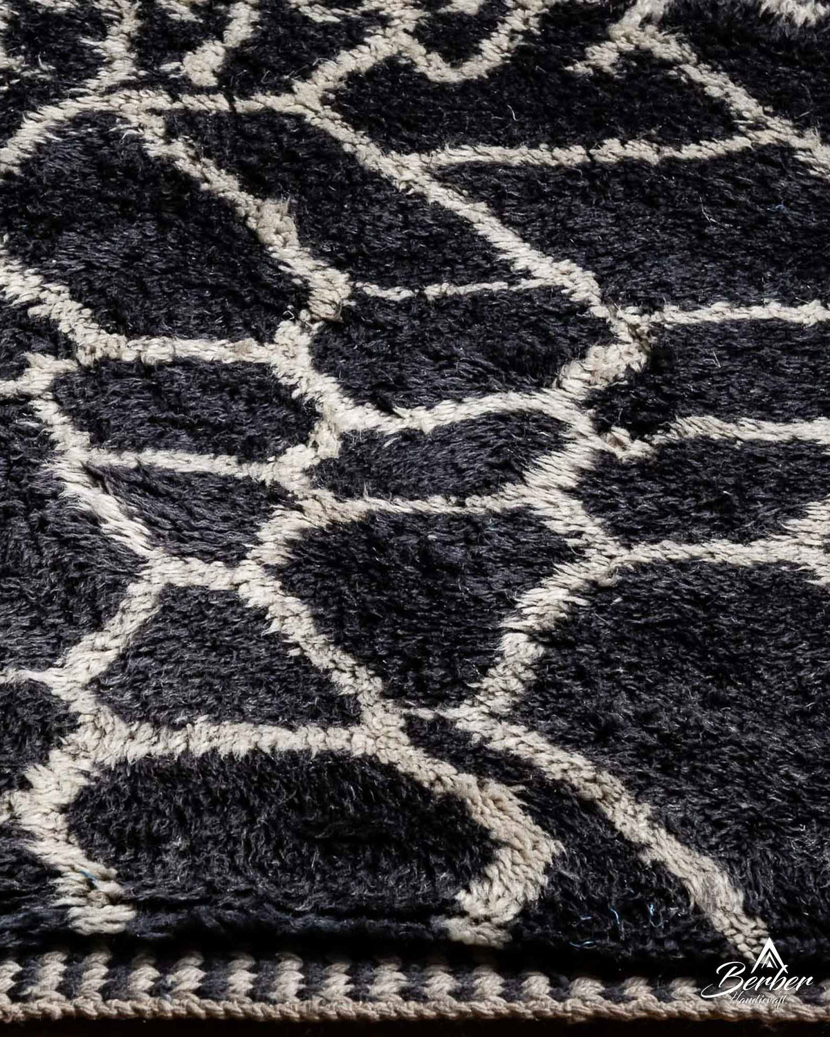 Custom Black Moroccan Rug