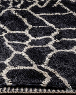 Custom Black Moroccan Rug