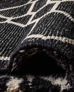 Custom Black Moroccan Rug
