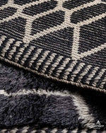 Custom Black Moroccan Rug