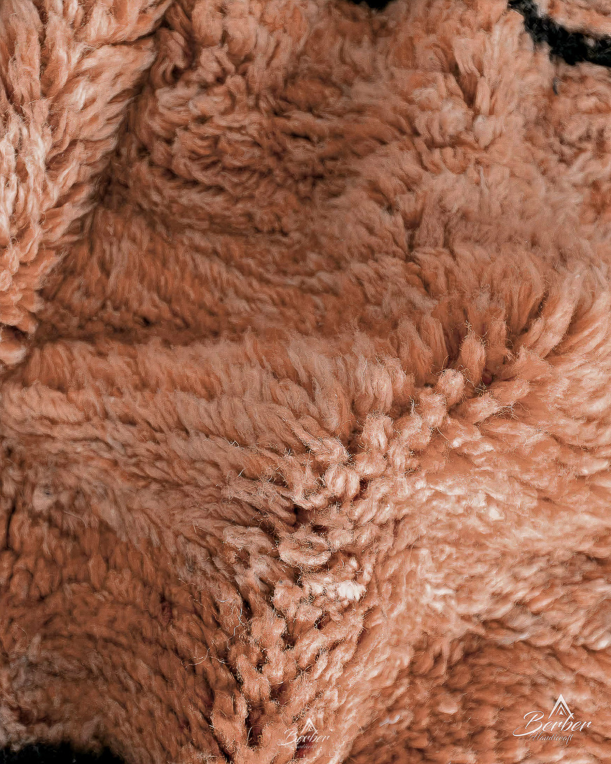 Custom Peach Rug 3 X 5 Ft | 90 X 150 Cm / With Tassels / Short (0.4” / 1 cm)