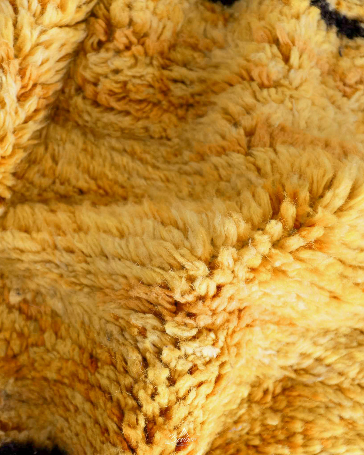 Custom Yellow Rug 3 X 5 Ft | 90 X 150 Cm / With Tassels / Short (0.4” / 1 cm)