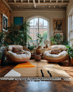 Decorative Moroccan Wool Rug