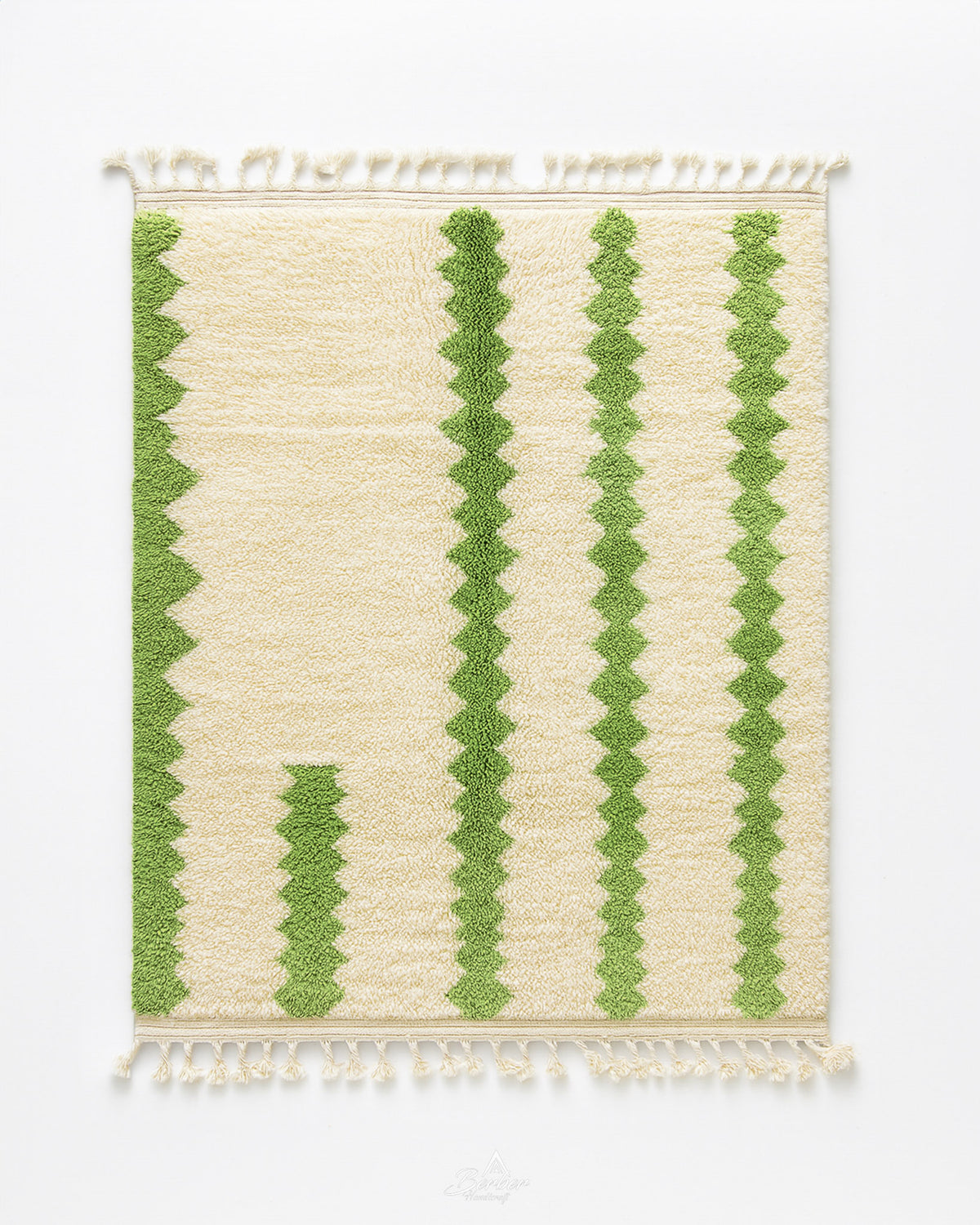Green White Azilal Rug
