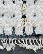 Hand Knotted Wool Rug 3 X 5 Ft | 90 X 150 Cm / With Tassels / Short (0.4” / 1 cm)