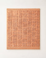 Orange Berber Rug 3 X 5 Ft | 90 X 150 Cm / With Tassels / Short (0.4” / 1 cm)